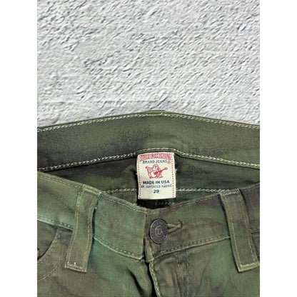 True Religion vintage camo jeans slim Casey skinny