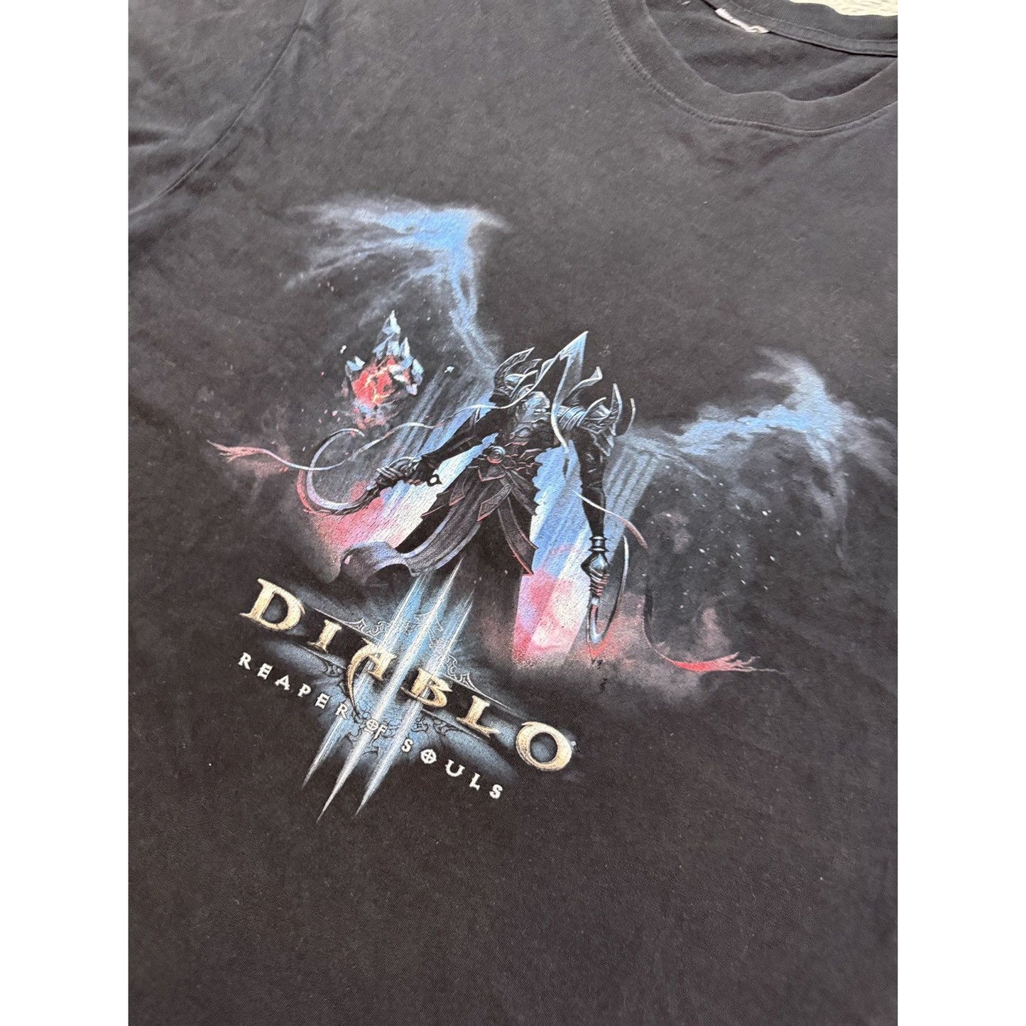 Vintage Diablo 3 tshirt gaming merch black