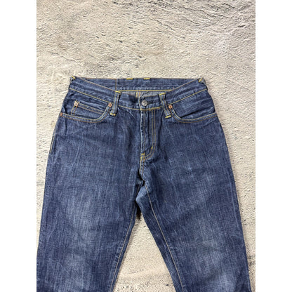 Evisu jeans vintage purple handpainted seagull logo denim