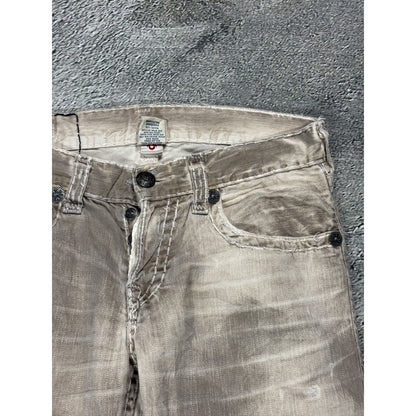 True Religion jeans vintage pants beige Geno super T
