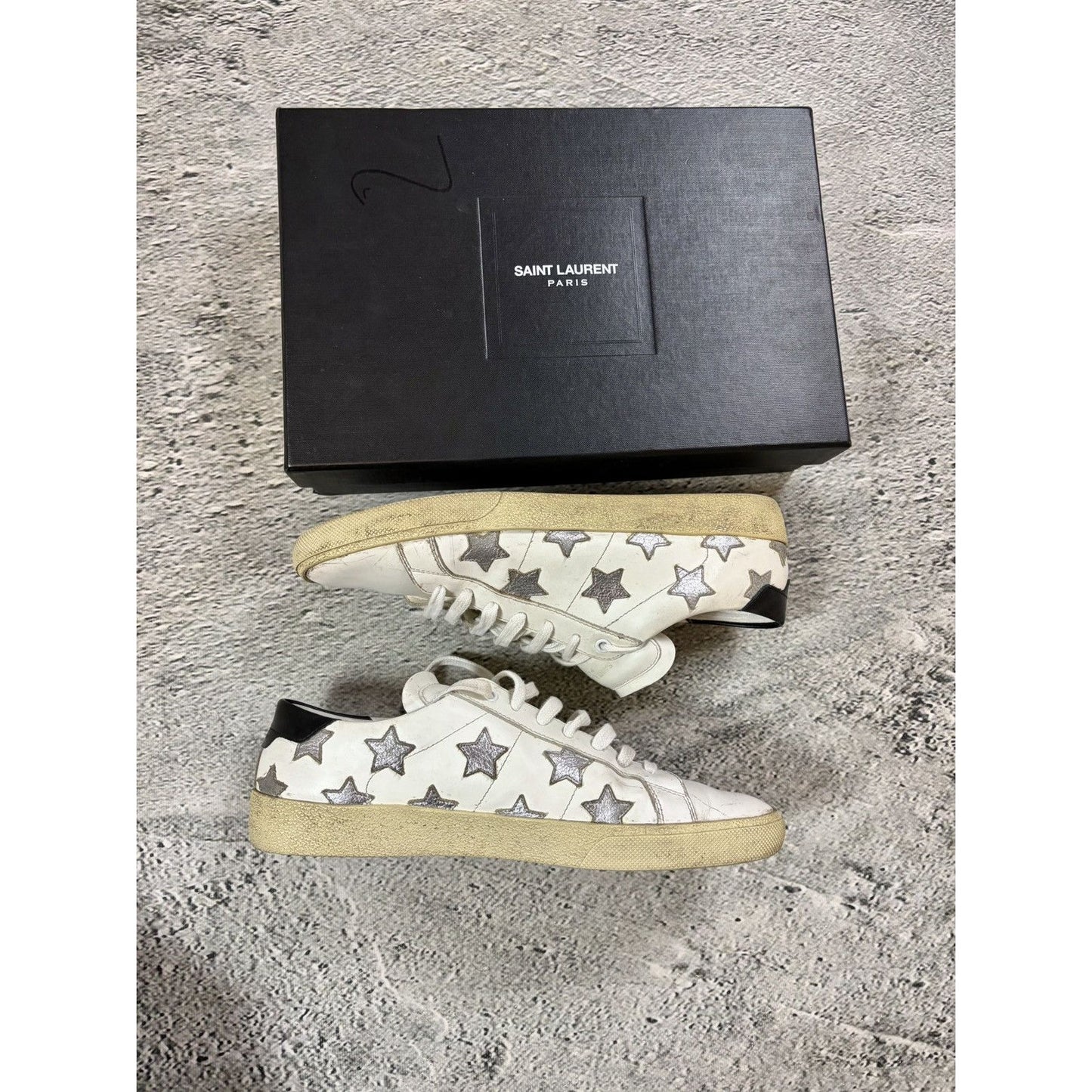 Saint Laurent Hedi Slimane sl06 Star sneakers low white SLP