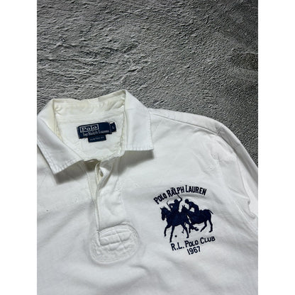 Chief Keef Polo Ralph Lauren longsleeve white big pony