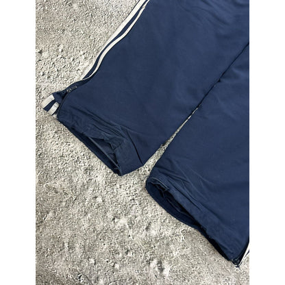 Adidas vintage navy nylon track pants baggy small logo 2000s