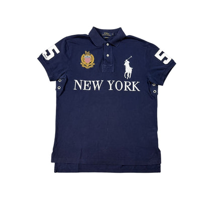 Chief Keef Polo Ralph Lauren New York navy blue Polo T-shirt