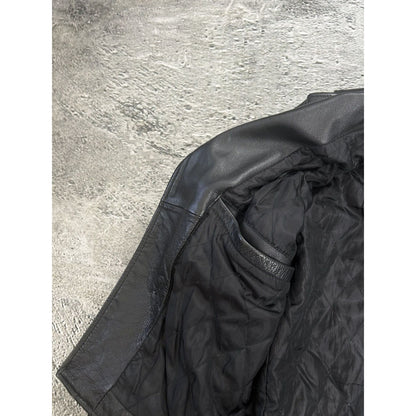 BMW leather Jacket vintage black racing highway Hillbilly