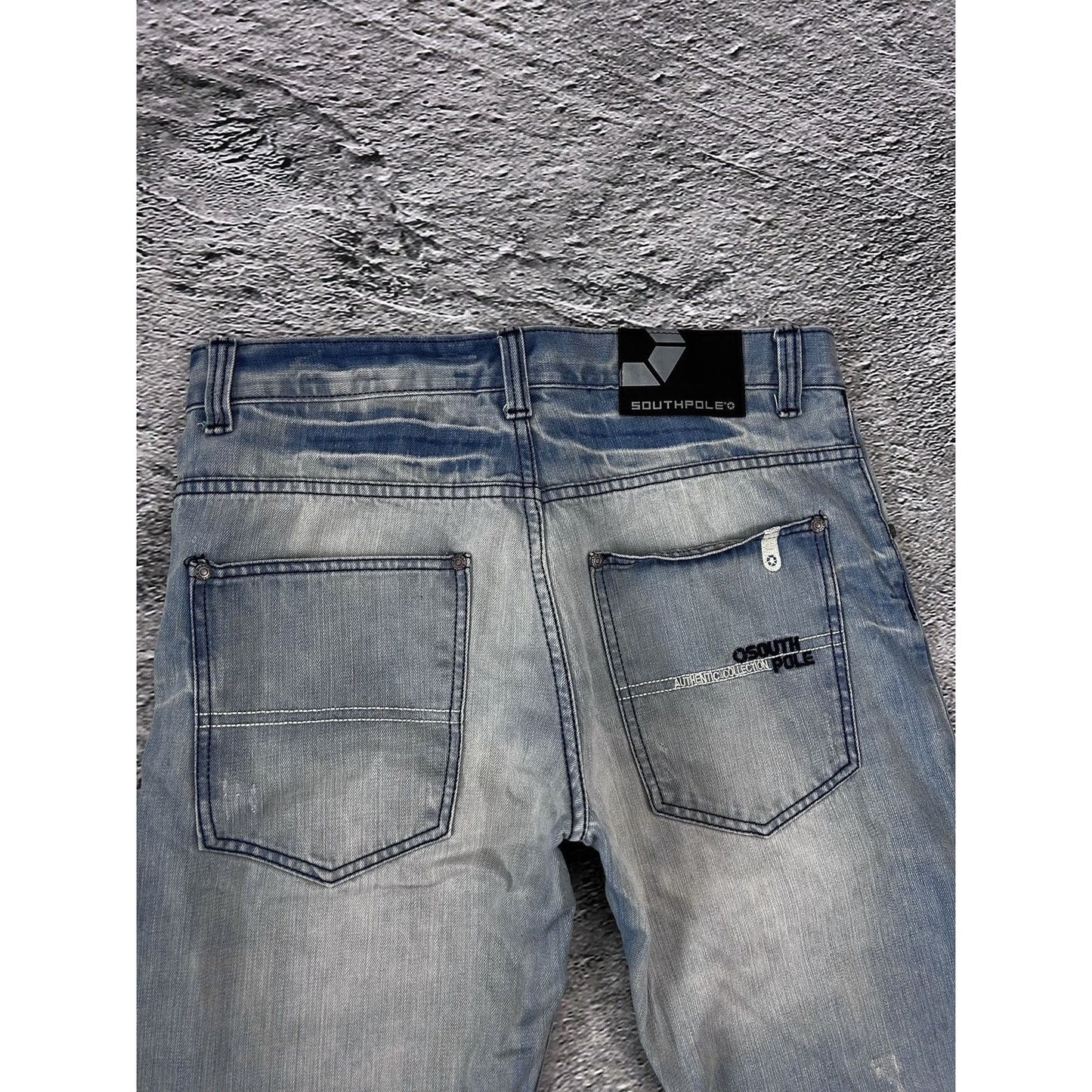 Southpole vintage jeans baby blue Y2K denim pants