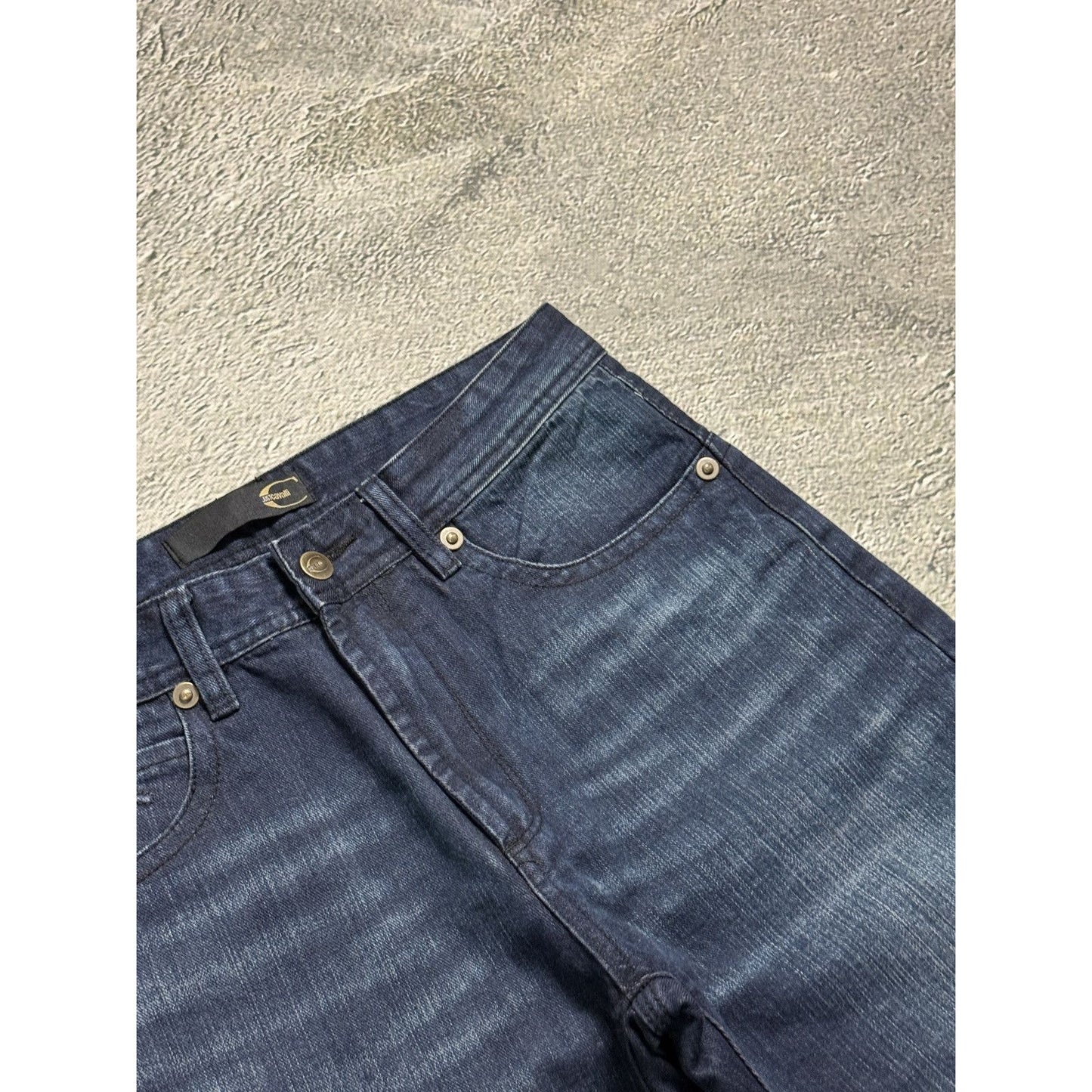 Just Cavalli Jeans Embroidery dark navy blue