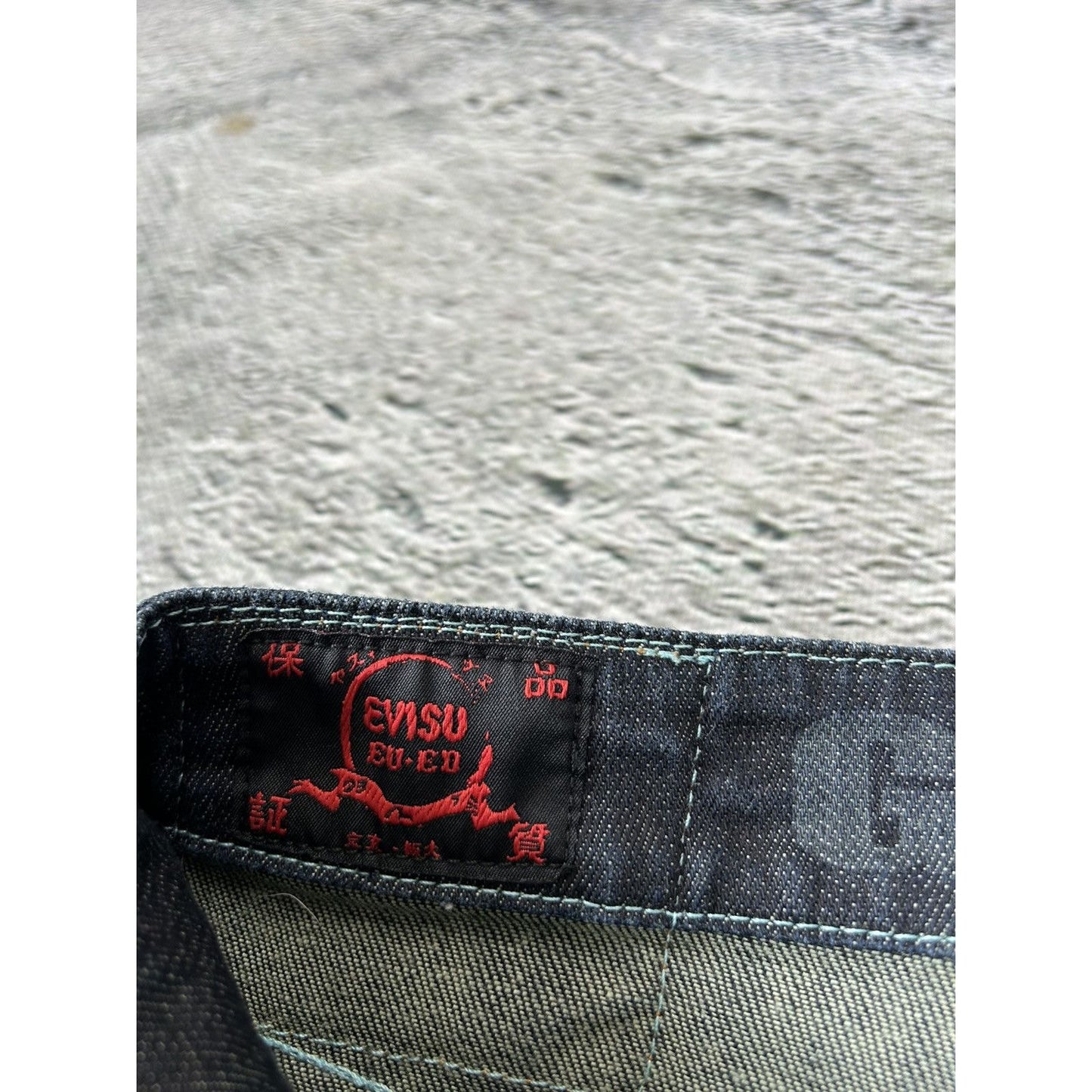Evisu EU ED jeans vintage slim Geisha Y2K