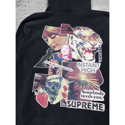 Supreme Hoodie SS22 Instant high patches patchwork Bogo