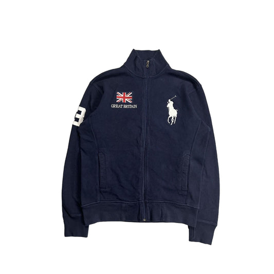 Polo Ralph Lauren Great Britain big pony flag zip sweatshirt