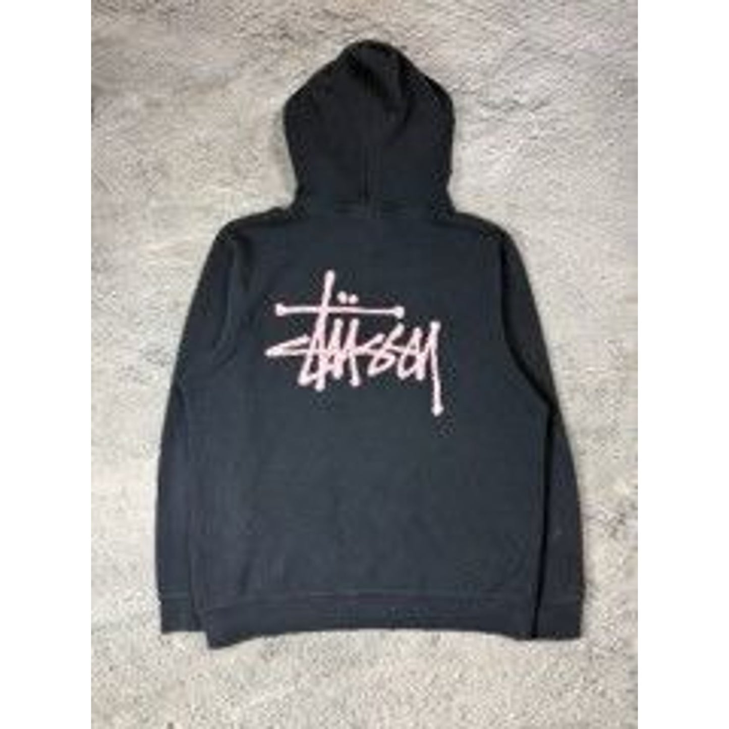 Stussy Hoodie pink big logo signature