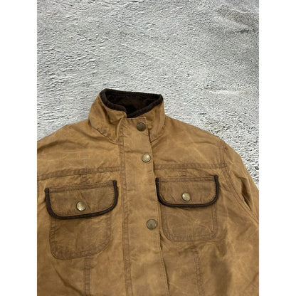 Barbour jacket brown tartan