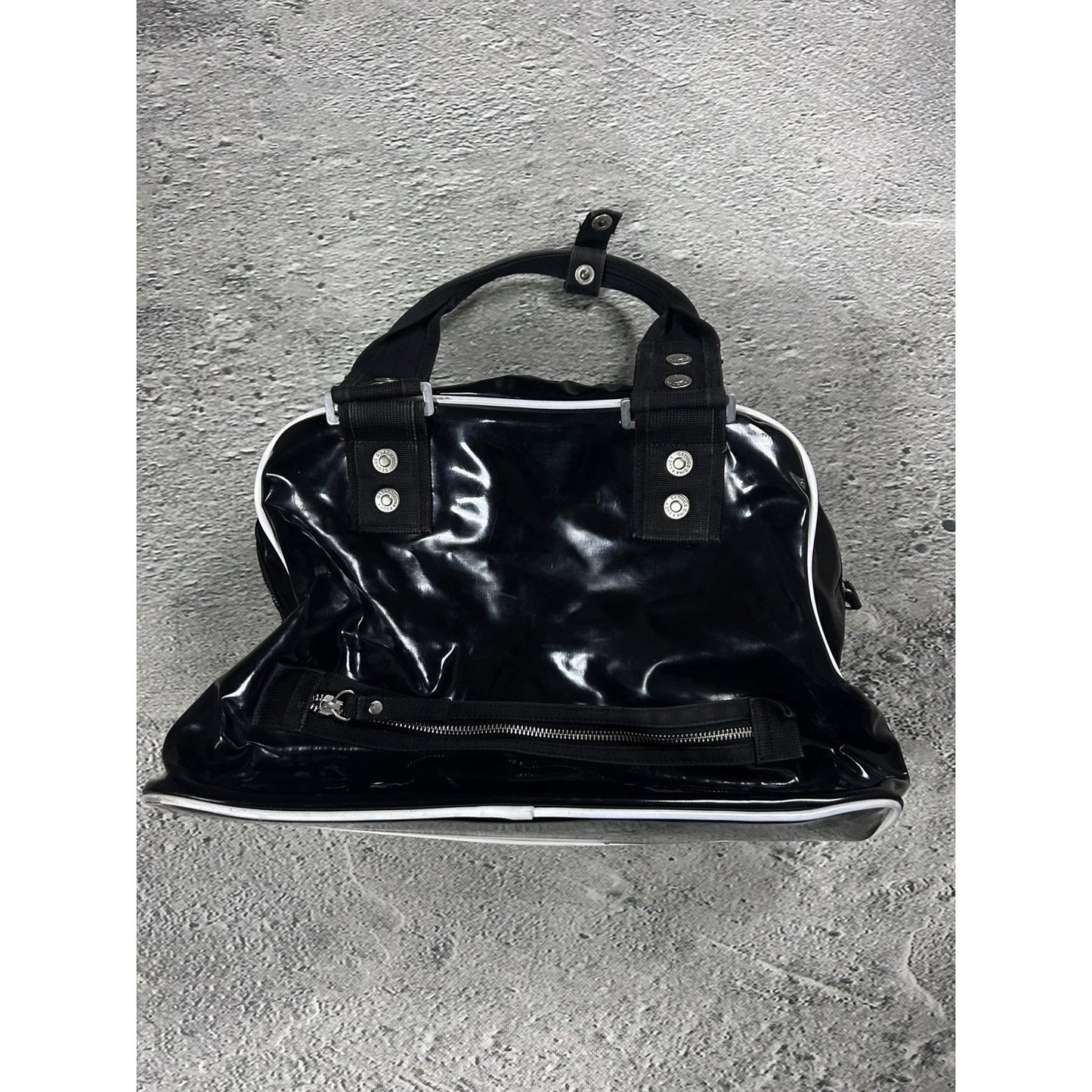George Gina & Lucy bag latex black GG&L bag Y2K black