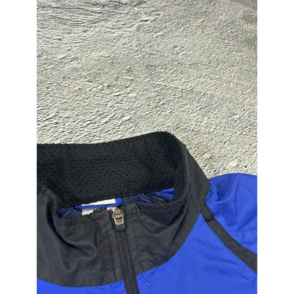 Nike track jacket nylon blue black vintage drill Y2K TN 90s