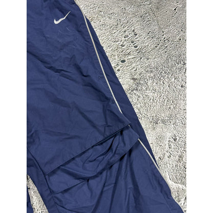 Nike vintage navy nylon track pants drill parachute y2k