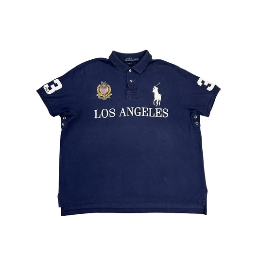 Chief Keef Polo Ralph Lauren Los Angeles navy blue big pony