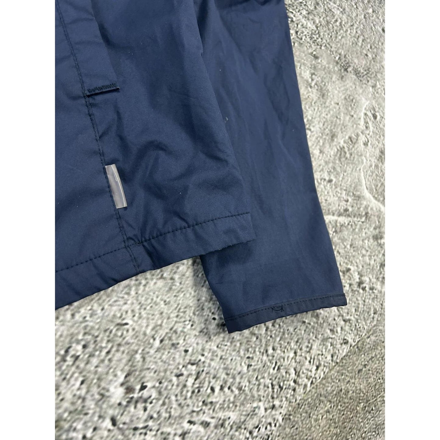 Nike Court track jacket nylon blue black vintage drill Y2K