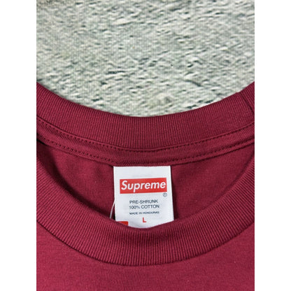 Supreme skulls spellout red cardinal FW26