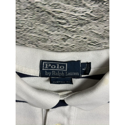 Chief Keef Polo Ralph Lauren white striped big pony