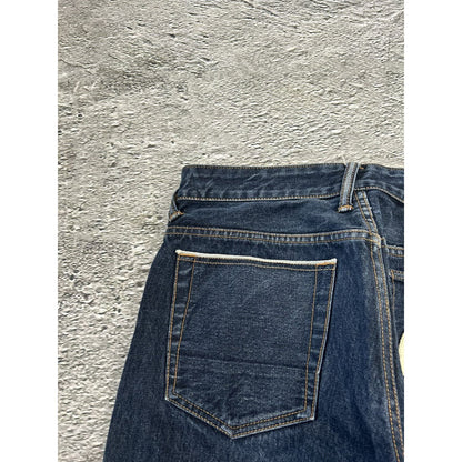 Evisu jeans vintage navy white seagull single Y2K