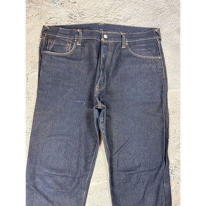 Evisu jeans daicock big logo yellow selvedge denim