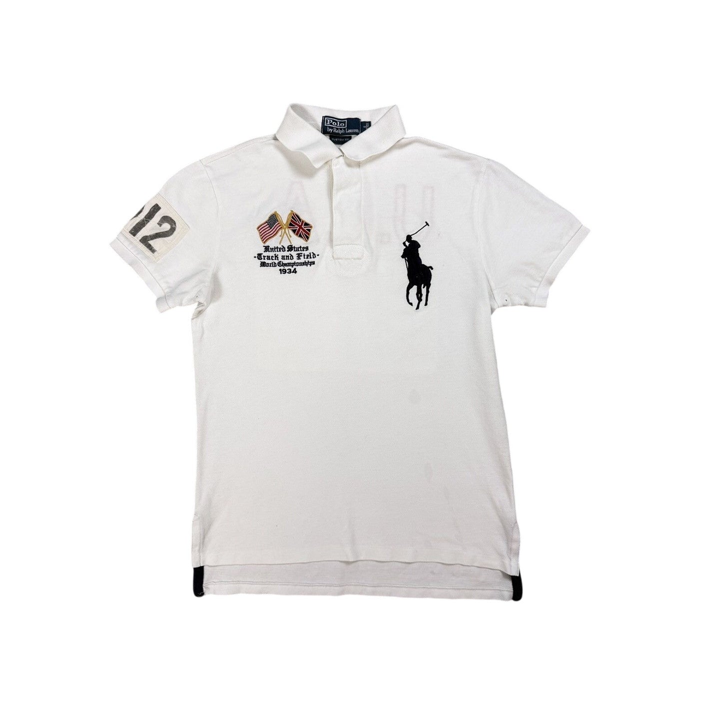 Chief Keef Polo Ralph Lauren USA vintage shirt white