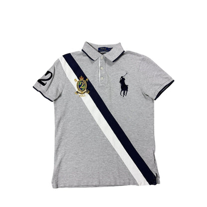 Chief Keef Polo Ralph Lauren grey Polo T-shirt big pony navy