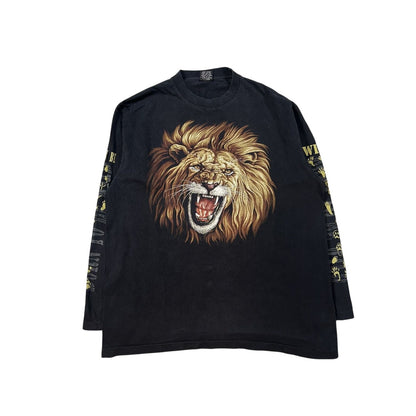 vintage longsleeve Y2K Born to be Wild Lion 2000s