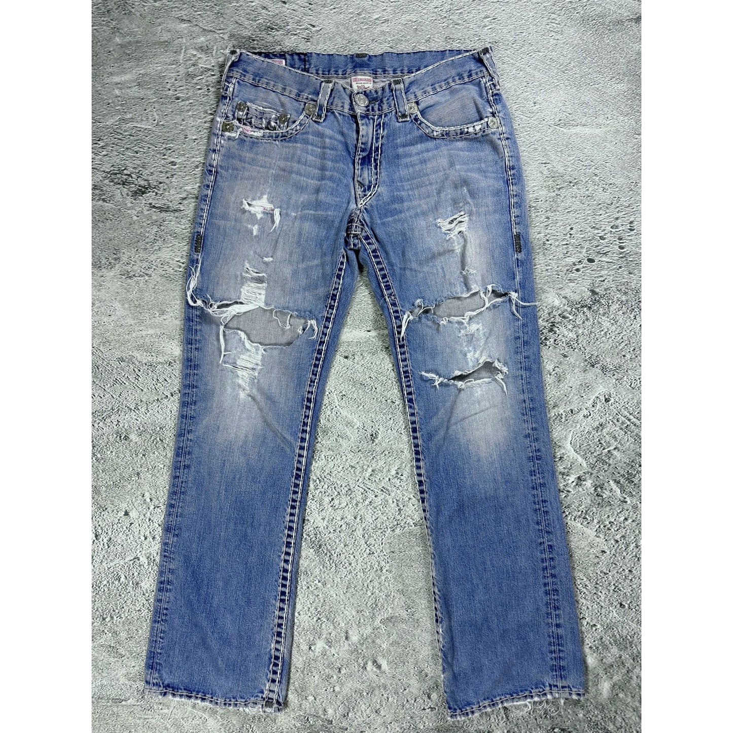 True Religion jeans vintage Bobby denim pants straight