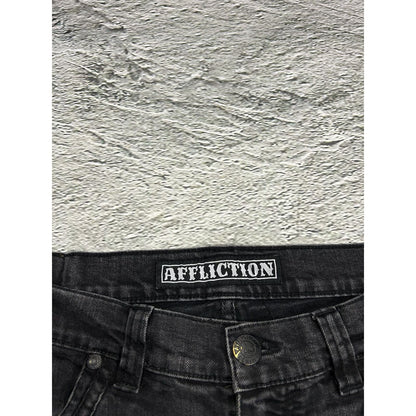 Affliction Black Jeans Y2K denim pants