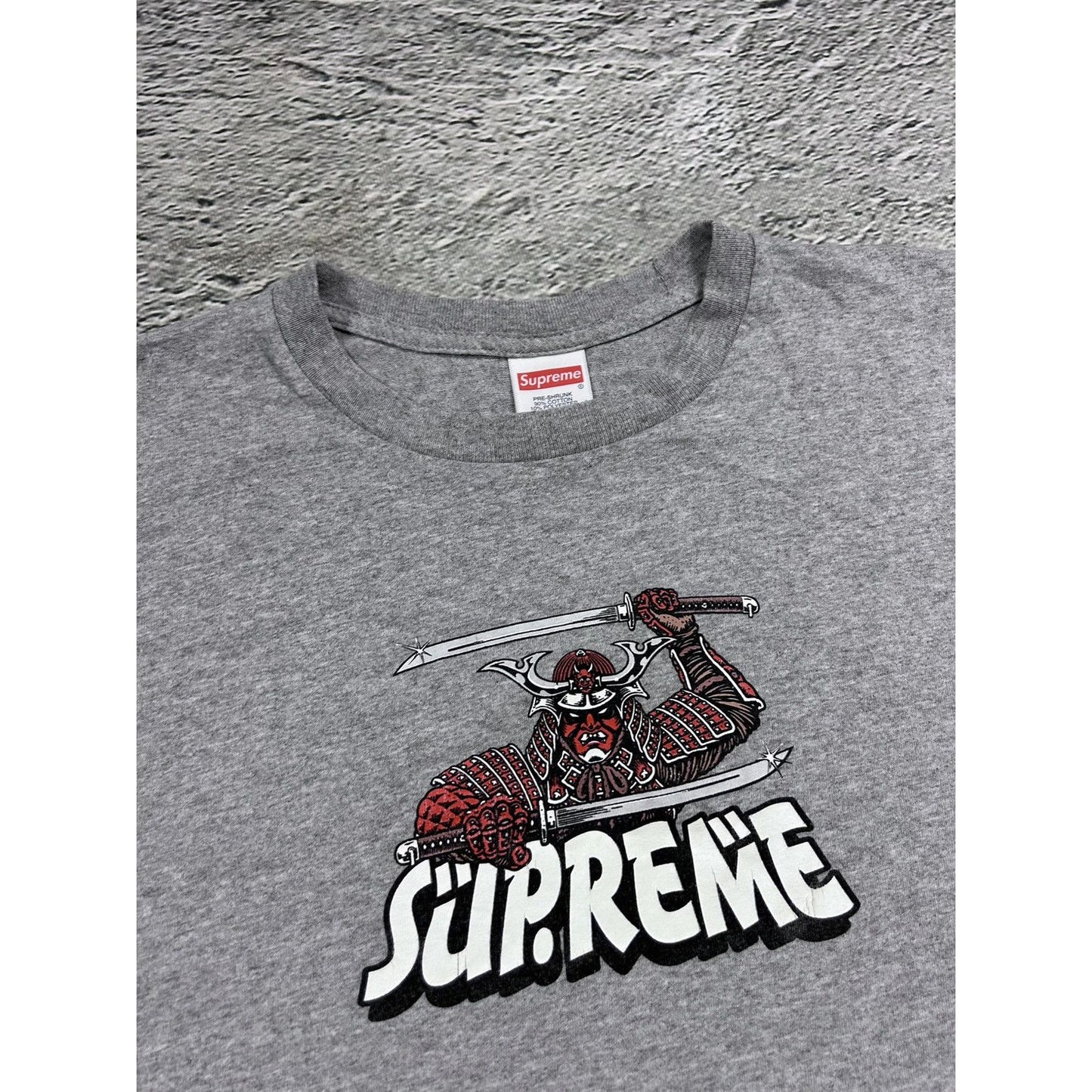 Supreme samurai t-shirt heather grey Tee