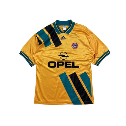 Adidas Bayern Munchen Jersey yellow Opel 1993/96 vintage