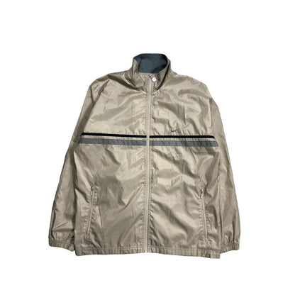 Nike track jacket nylon beige vintage drill Y2K TN