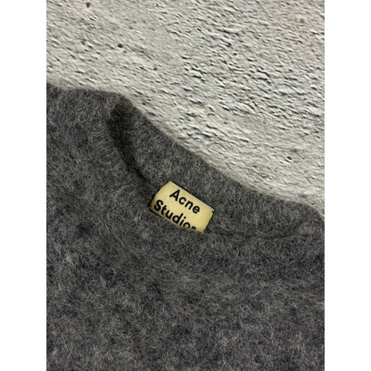 Acne Studios mohair sweater grey dramatic moh paw14