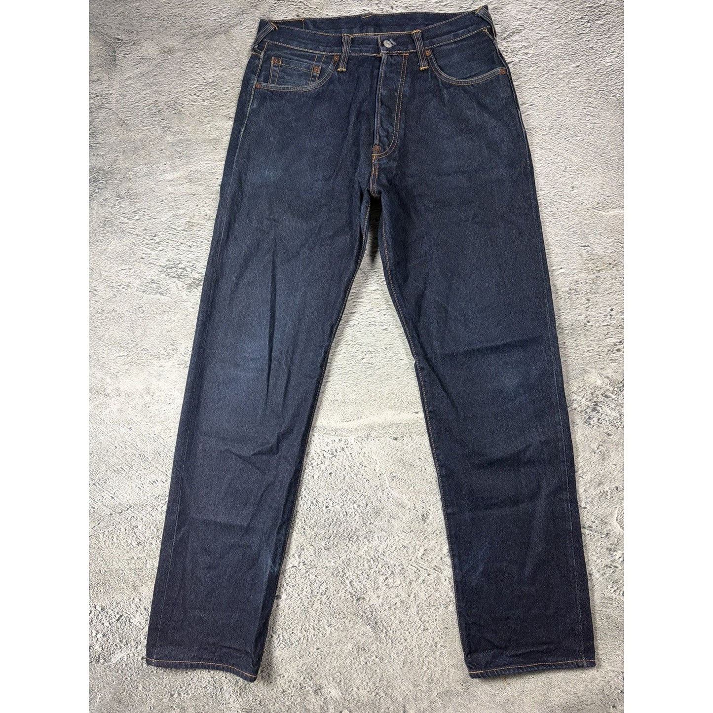 Evisu jeans vintage embroidery seagull logo selvedge