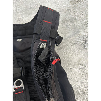 Oakley fifty-pack backpack black red Y2K tactical vintage