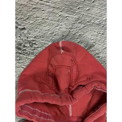 True Religion zip hoodie red/pink California big logo hood