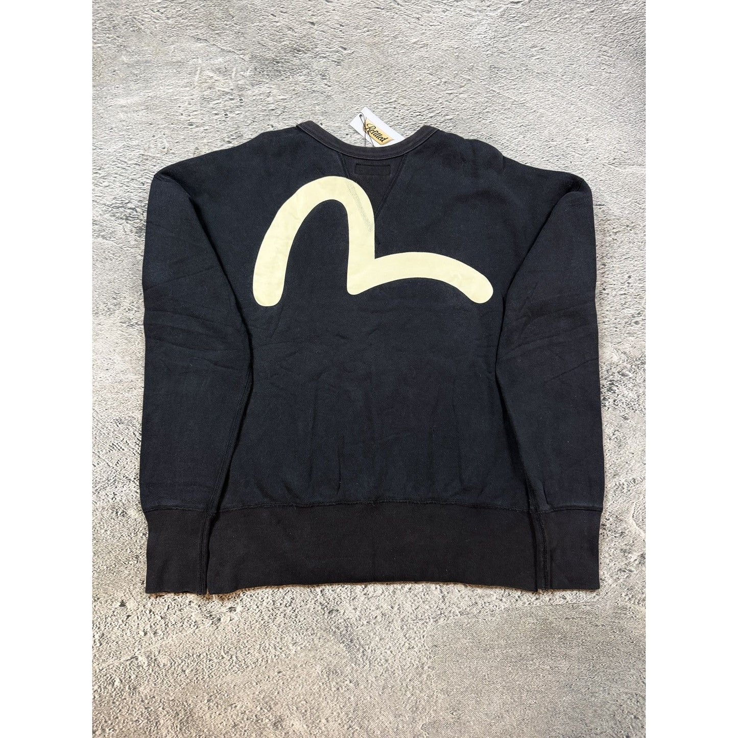 Evisu Yamane sweatshirt vintage black Evisuman big logo