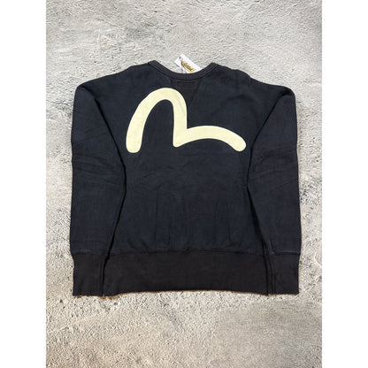 Evisu Yamane sweatshirt vintage black Evisuman big logo