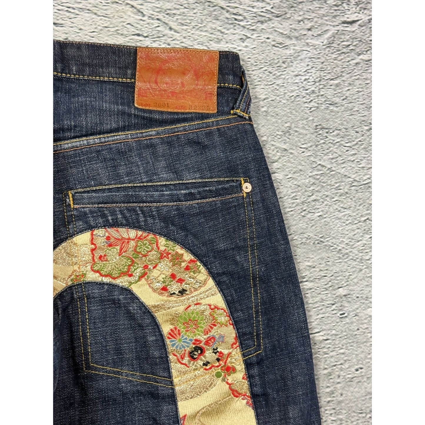 Evisu Japan Golden vintage selvedge daicock jeans big logo