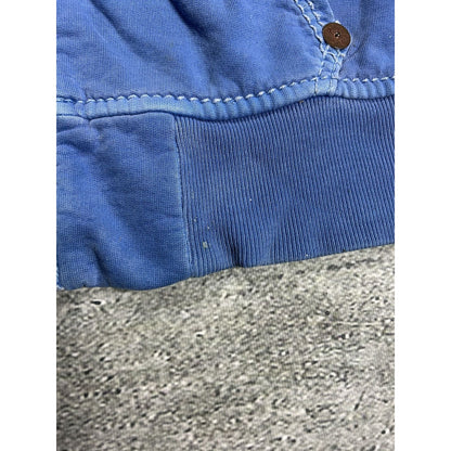 True Religion vintage zip hoodie blue big logo Y2K