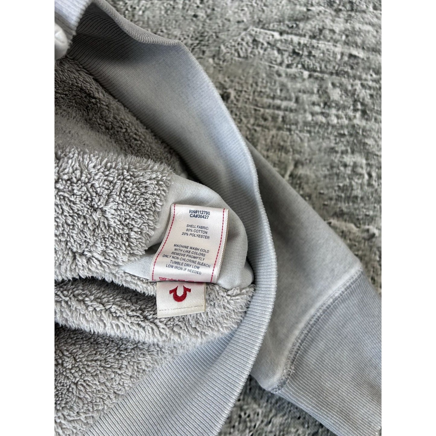 True Religion zip hoodie big logo vintage big logo Y2K