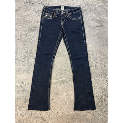 True Religion jeans vintage bootcut pants navy Rainbow Gina