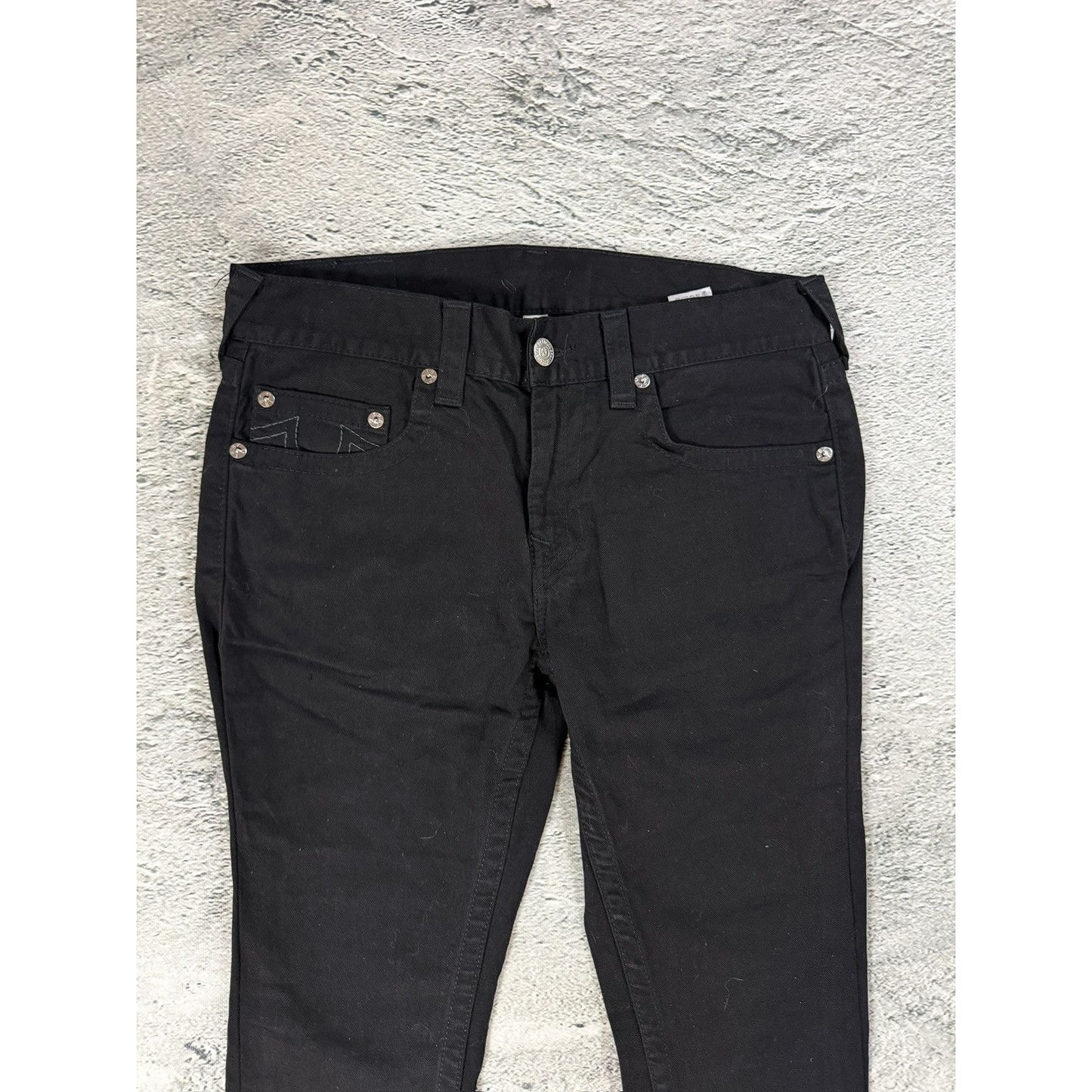 True Religion vintage jeans slim black Y2K