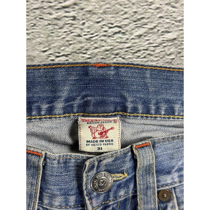 True Religion jeans vintage denim pants blue distressed