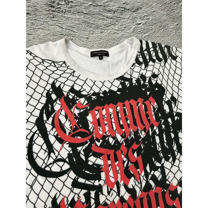 Comme Des Garcons T-shirt Gothic AW2019 MIKITYPE graphic tee