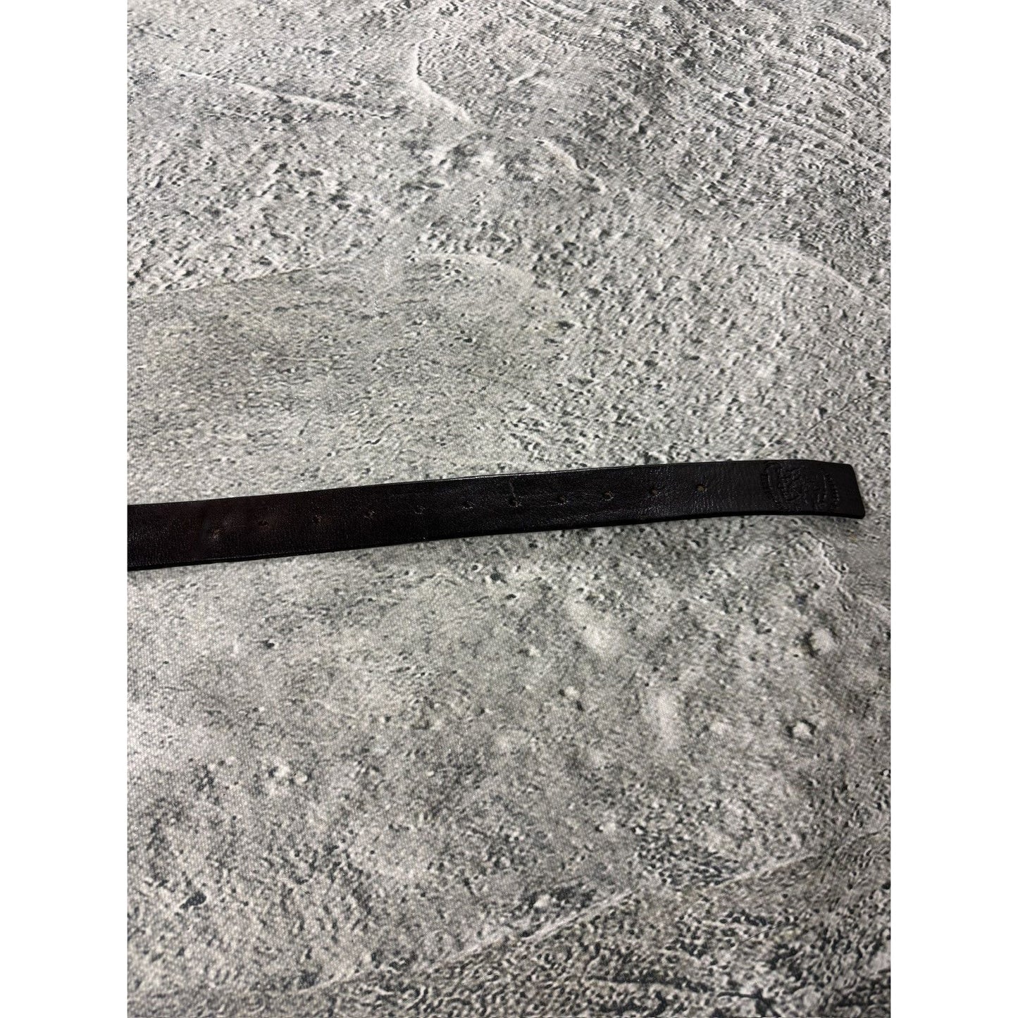 Diesel black leather belt Y2K