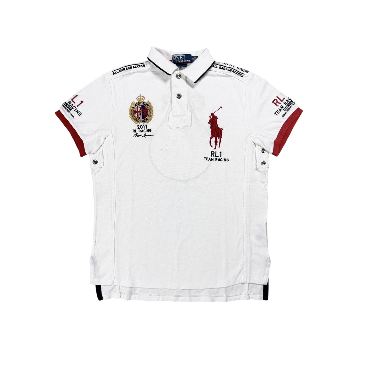 Chief Keef Polo Ralph Lauren RL1 Racing GT Britain white