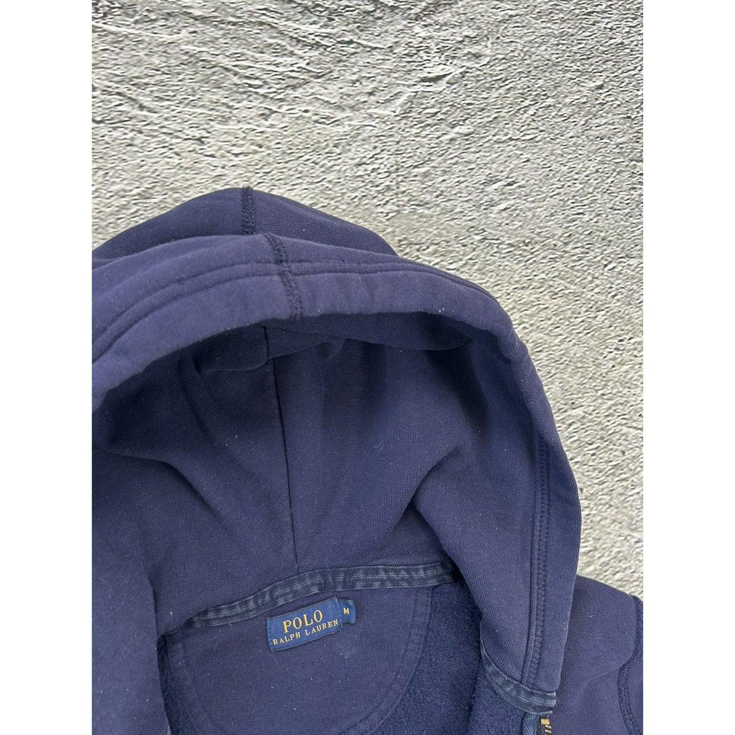 Polo Ralph Lauren zip hoodie navy vintage