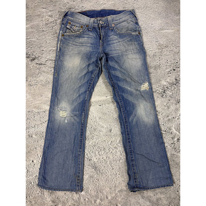 True Religion jeans vintage Ricky denim pants baby blue